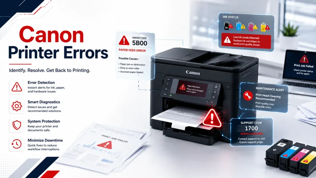 canon printer error code