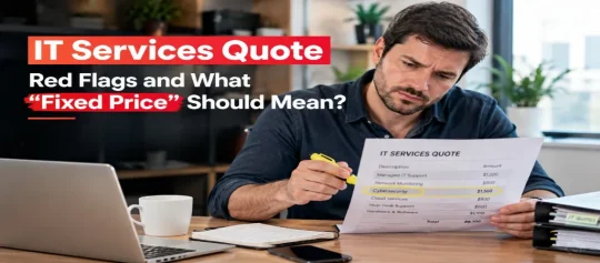 IT services quote red flags and what fixed price should mean