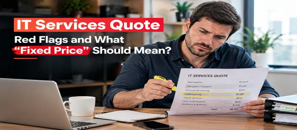 IT services quote red flags and what fixed price should mean