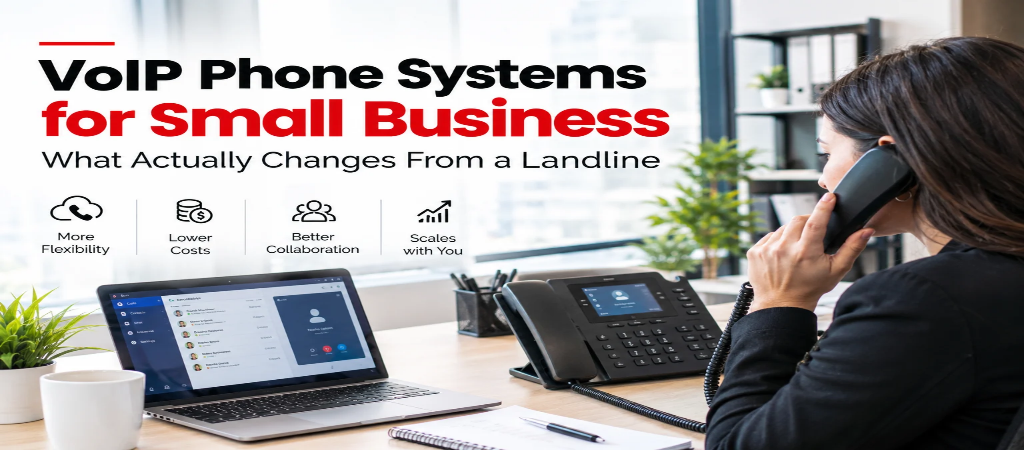 VoIP Phone Systems for Small Business: What Actually Changes From a Landline